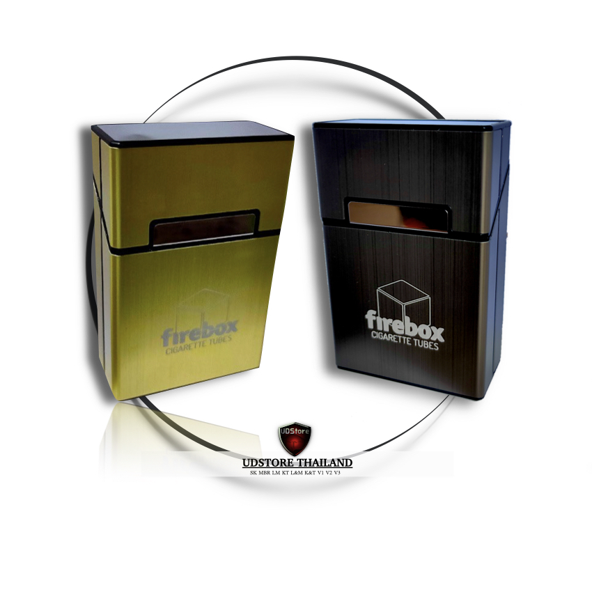 กล่องเก็บมวน Firebox-Premium GOLD-Black 