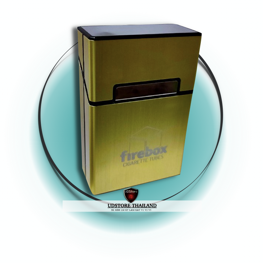 กล่องเก็บมวน Firebox-Premium GOLD-Black 