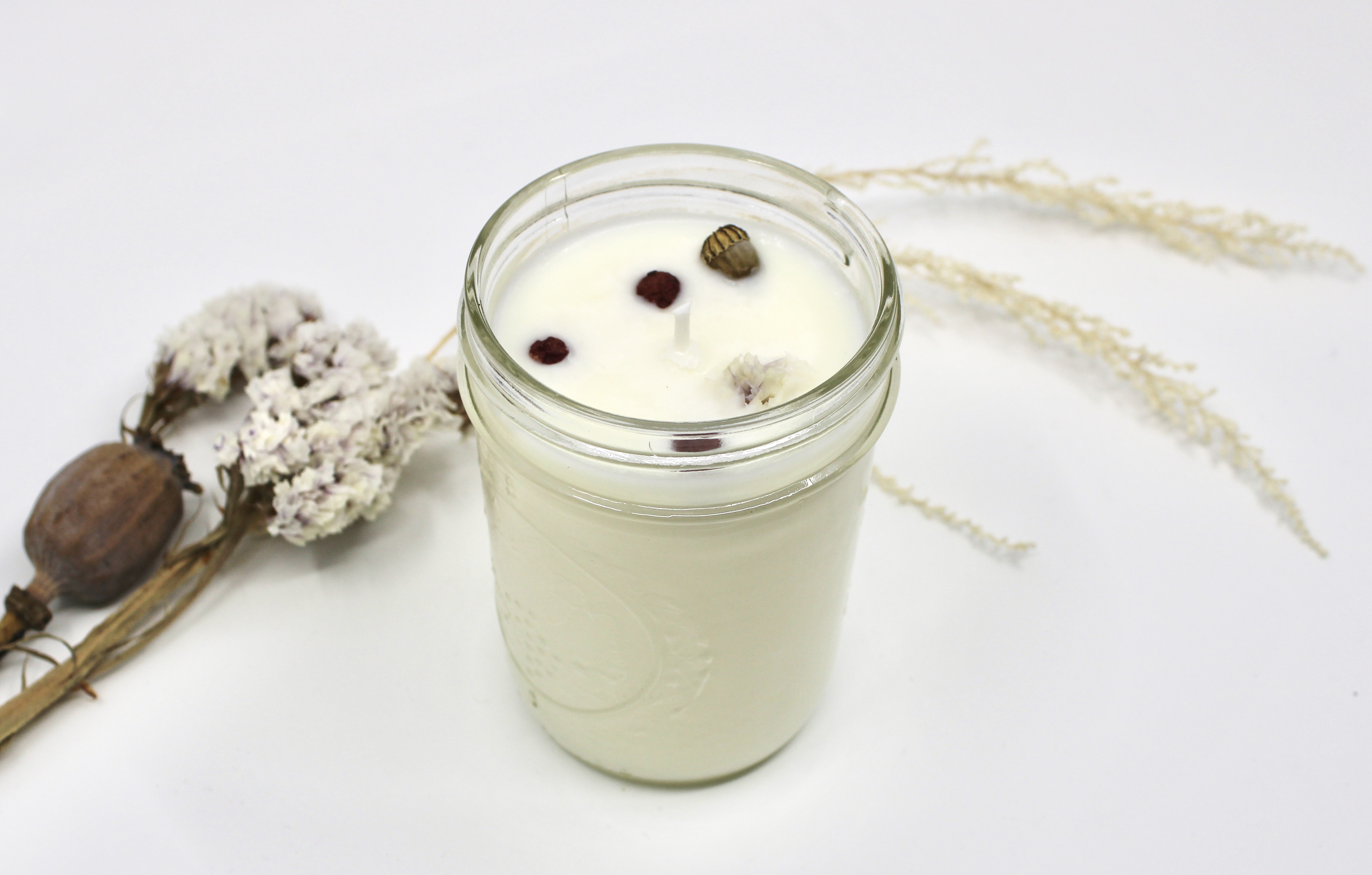 100% soy candles, hand poured