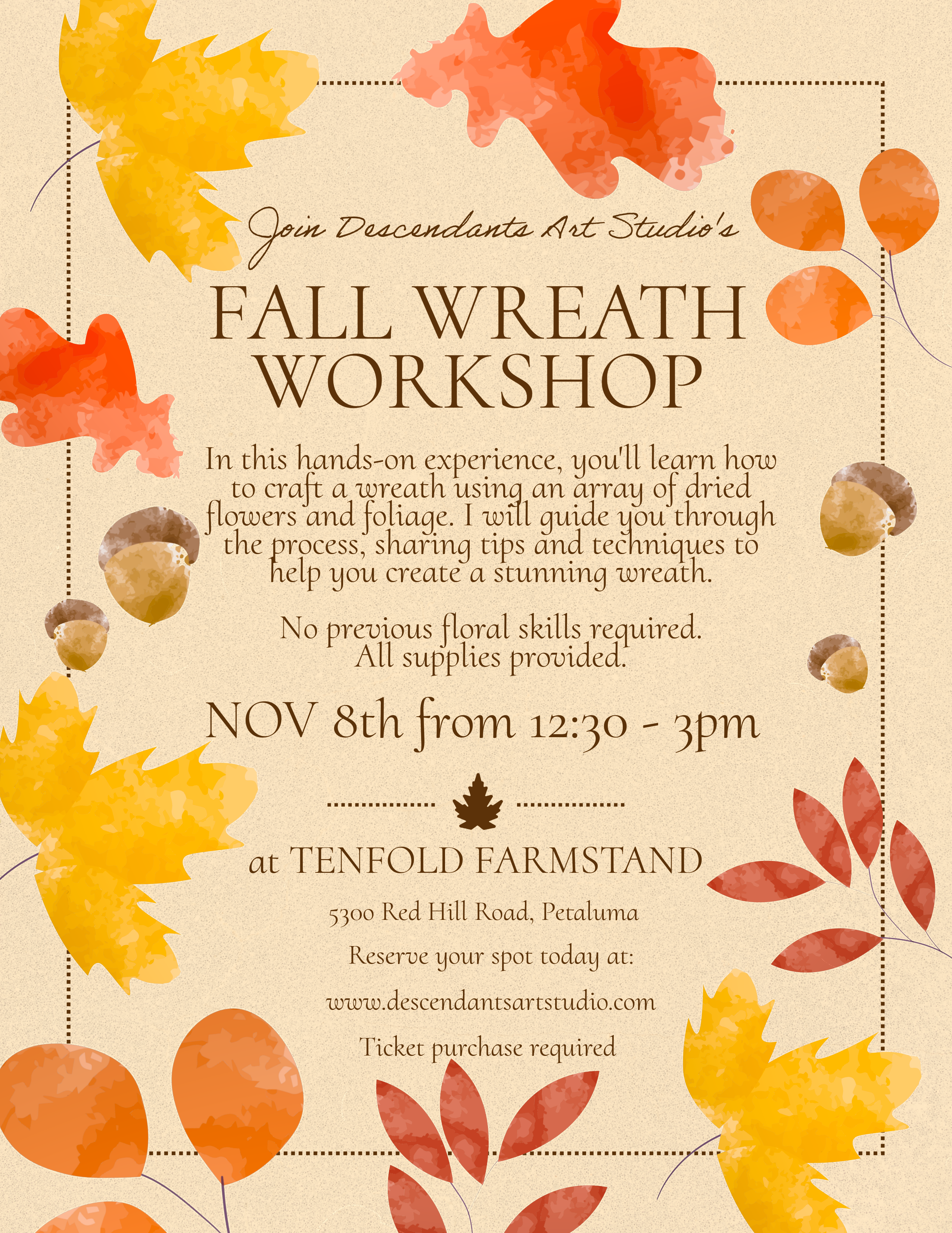 Fall Wreath Workshop