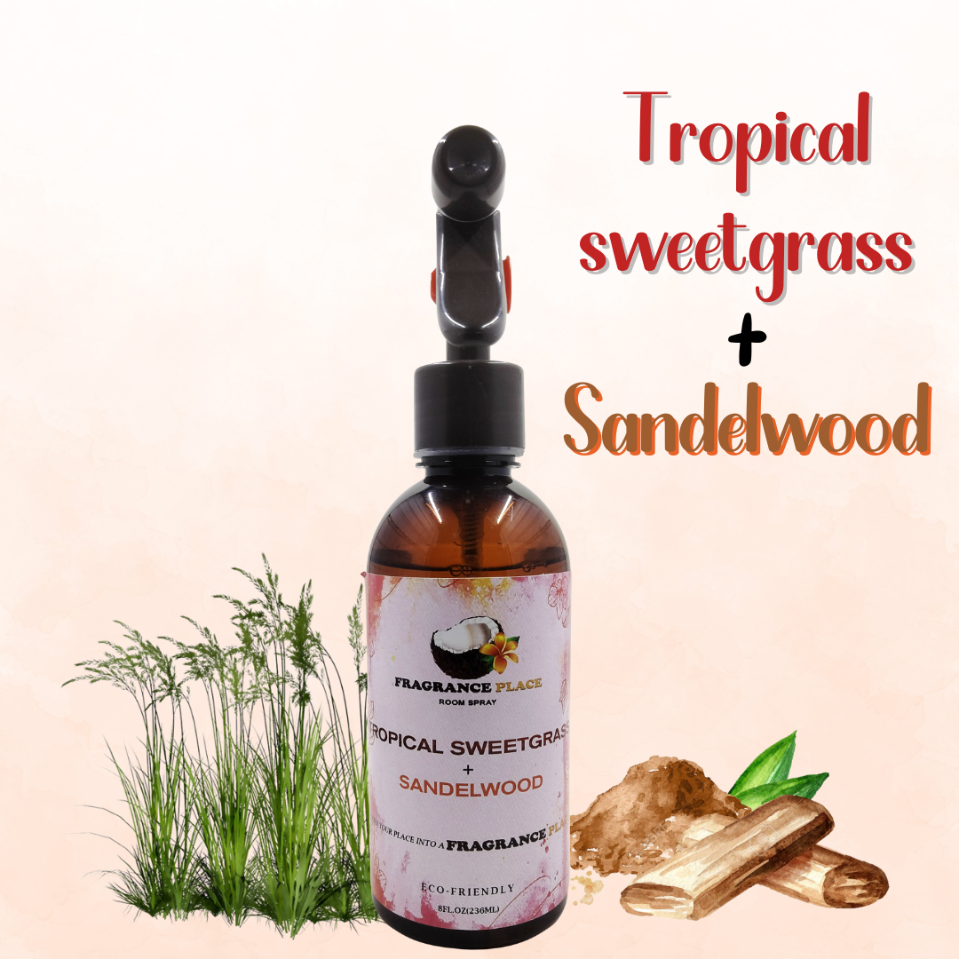 Tropical Sweetgrass + Sandalwood Room Spray