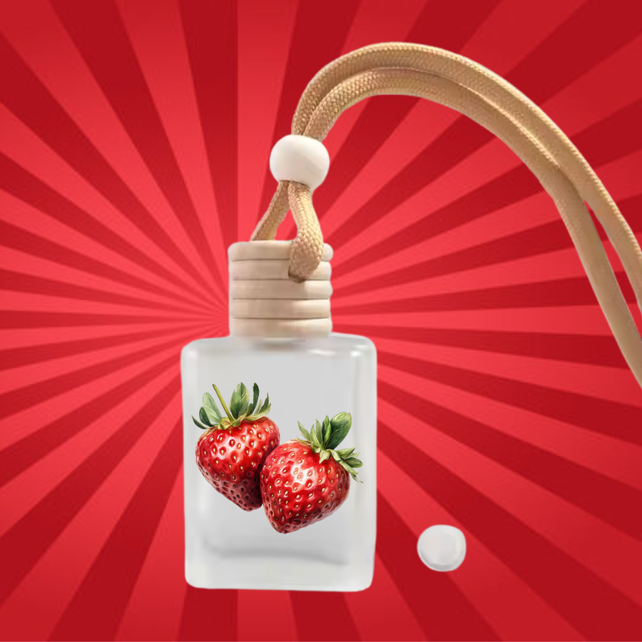 15ml  Strawberry scented hanging Air Freshener