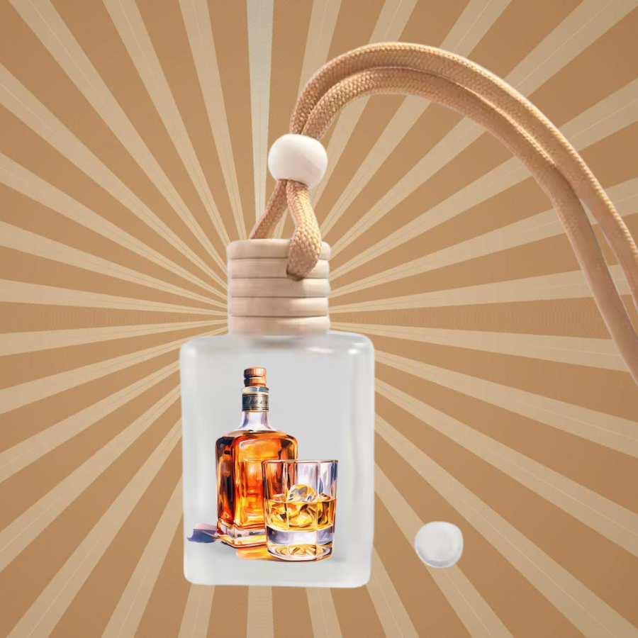 15ml Coconut Bourbon scented hanging air freshener