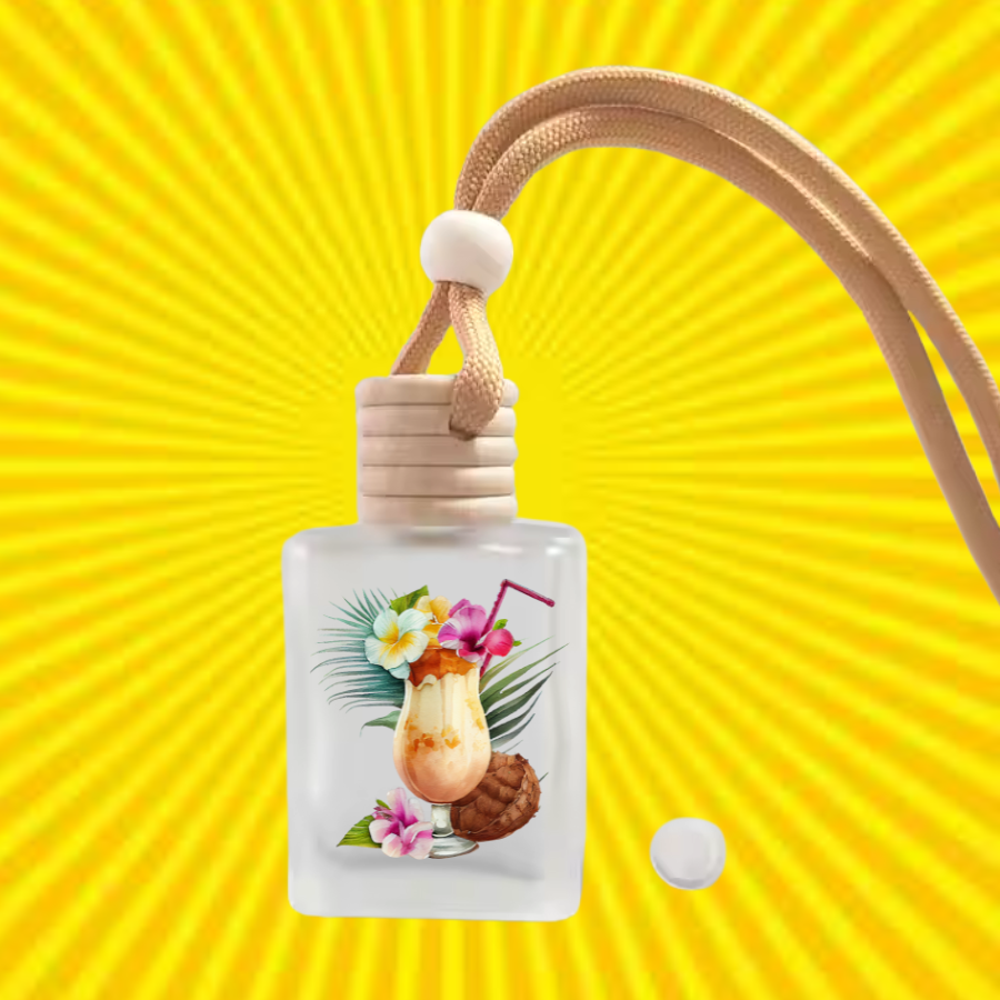 15ml Pina Colada Scented Hanging Air Freshener