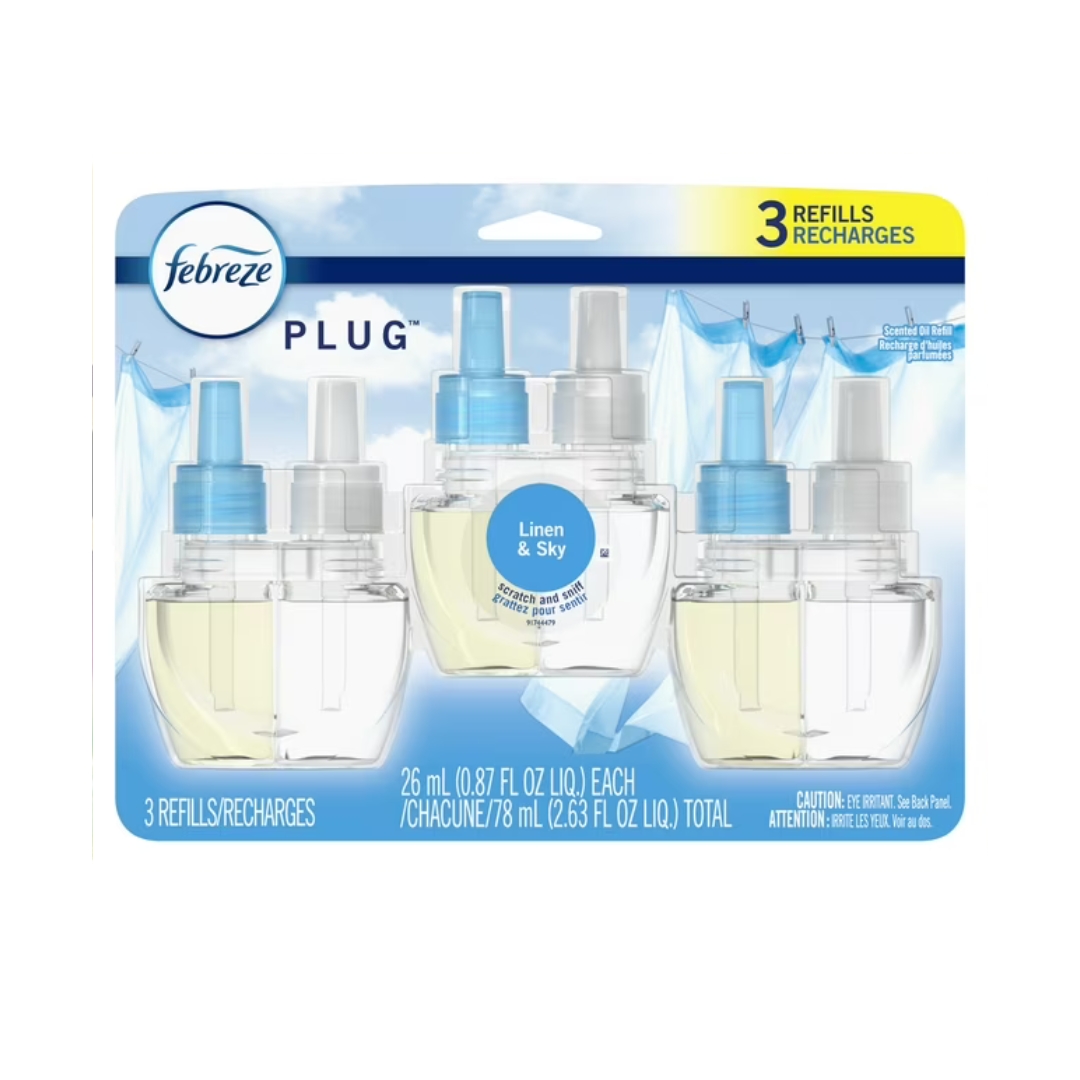 Febreze Plug Linen & Sky Refills