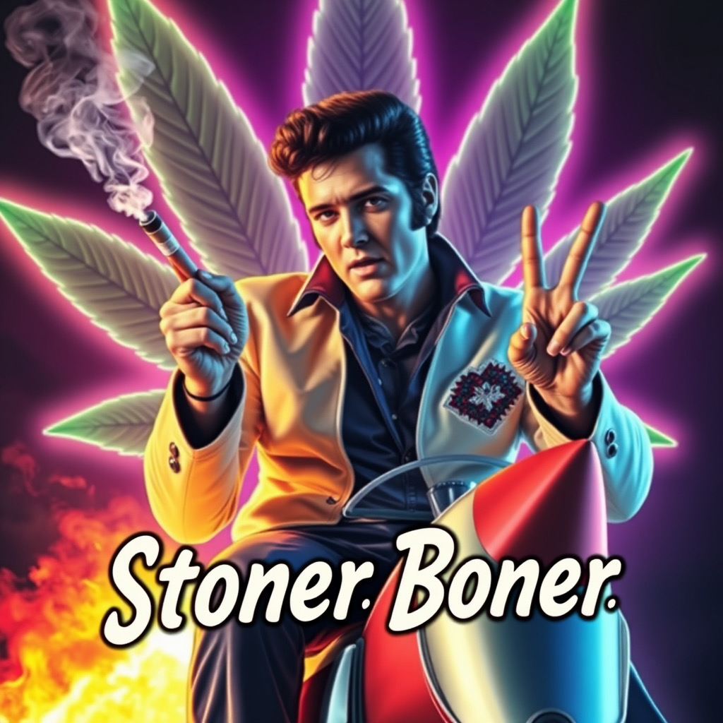 Elvis Stoner Boner t-shirt