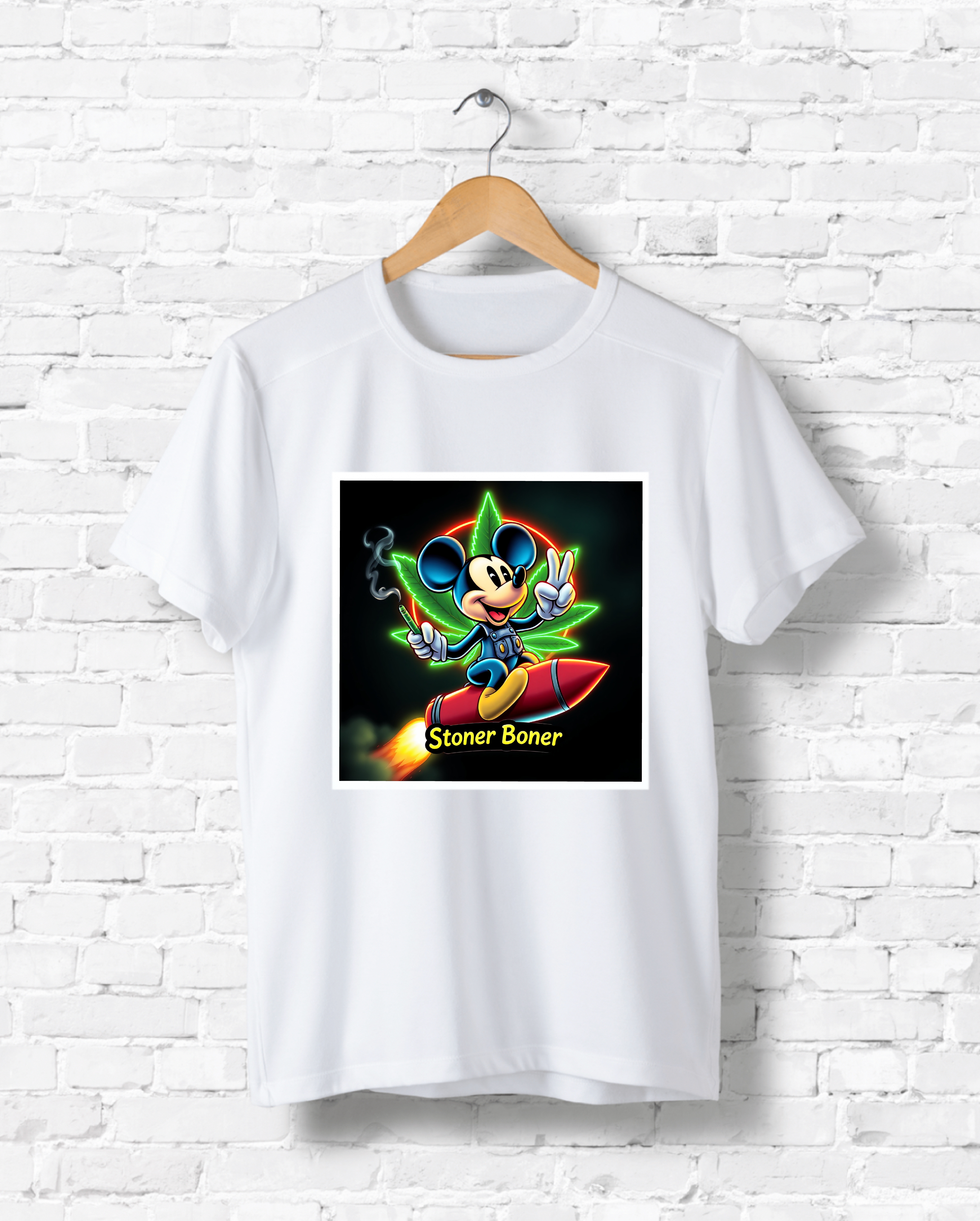 Mickey Stoner Boner t-shirt
