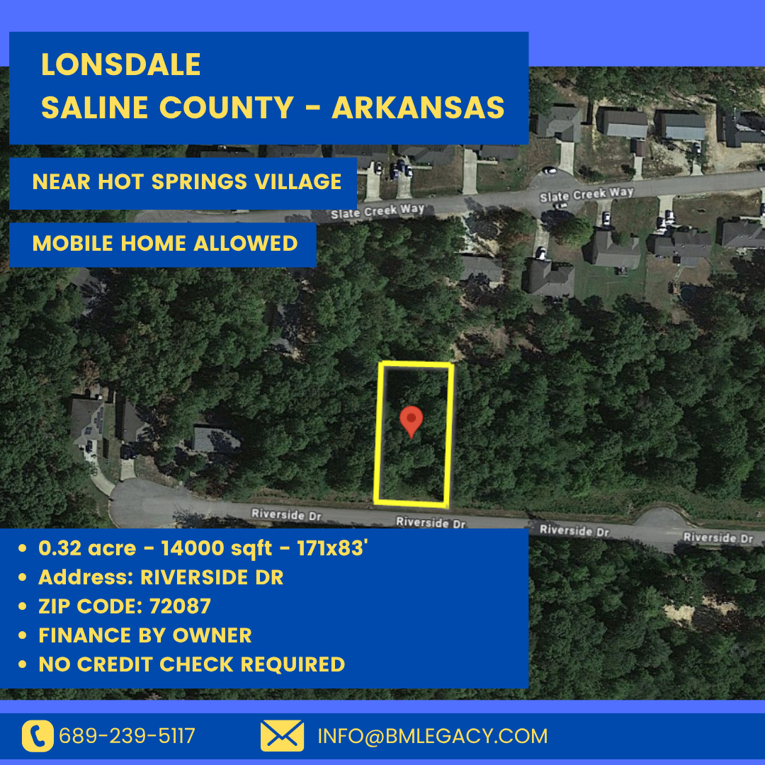 Residential Lot for Sale in Lonsdale, AR