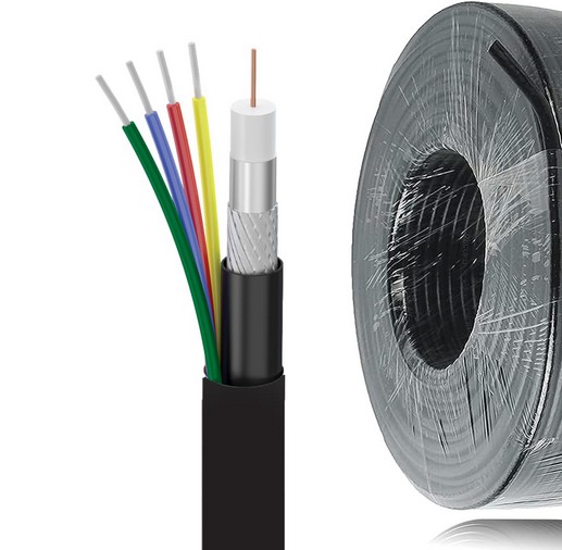 CC TV outdoor 4+1 weather resistance Roll 90'mtr.