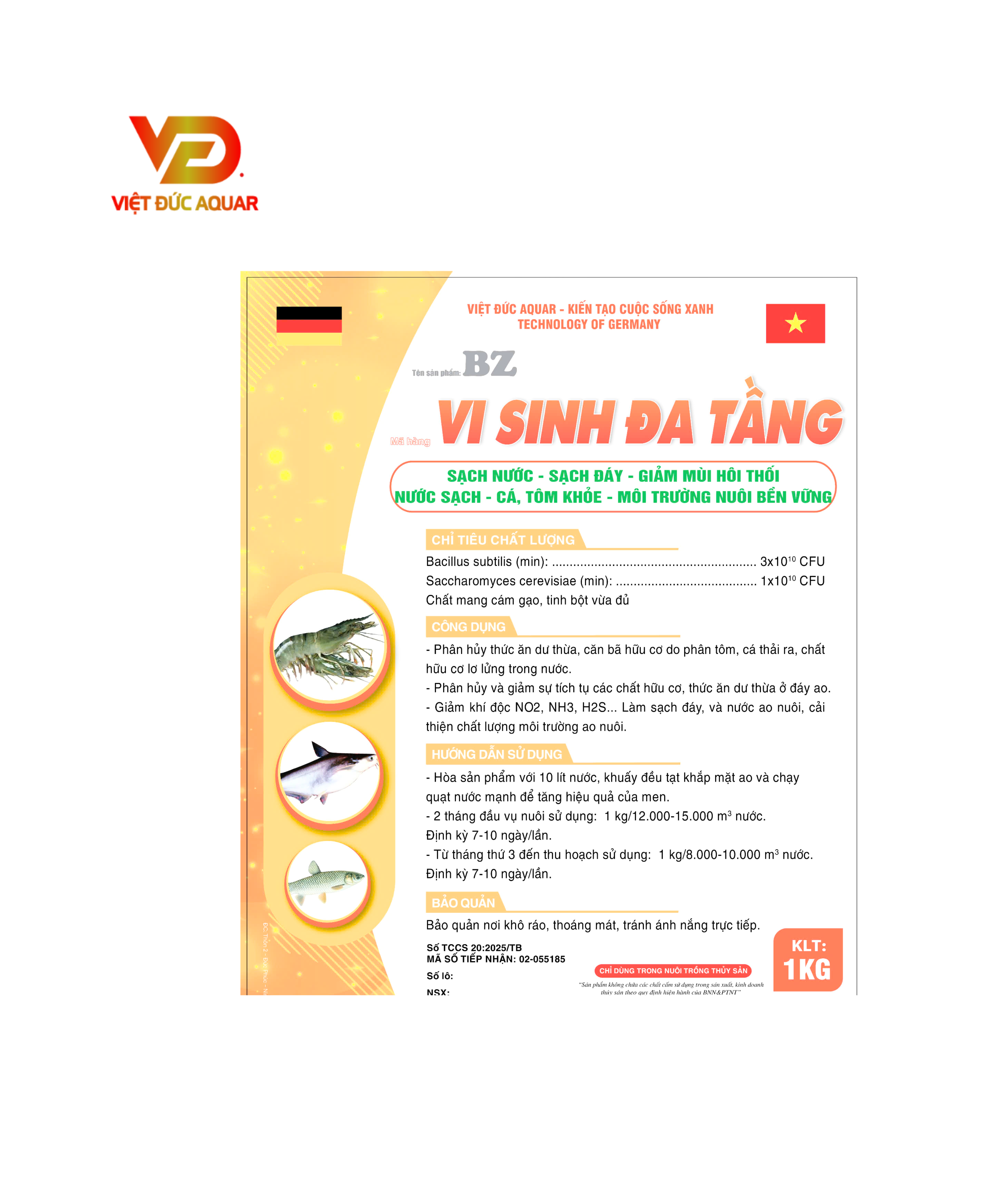 BZ VI SING ĐA TẦNG 1kg