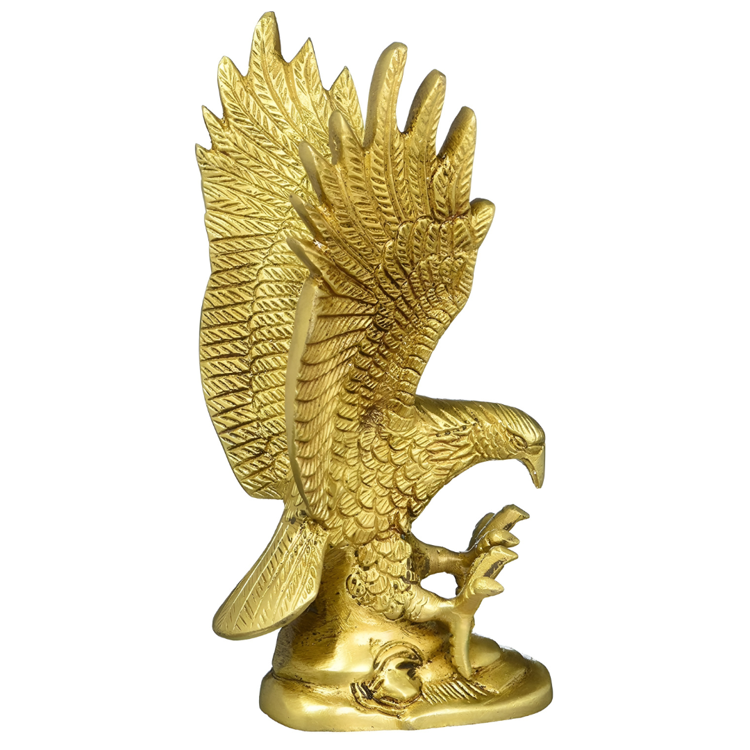 Brass Golden Eagle Statue