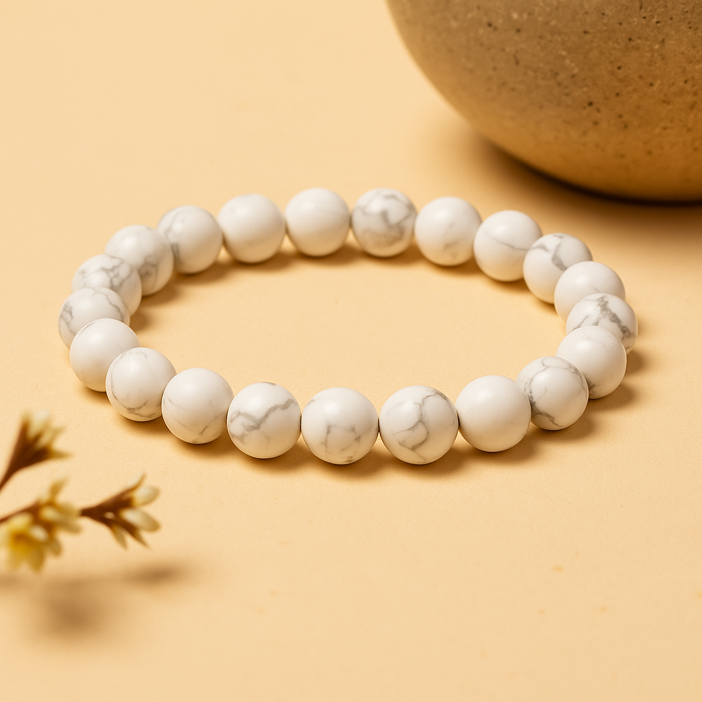 Energized Howlite Bracelet 