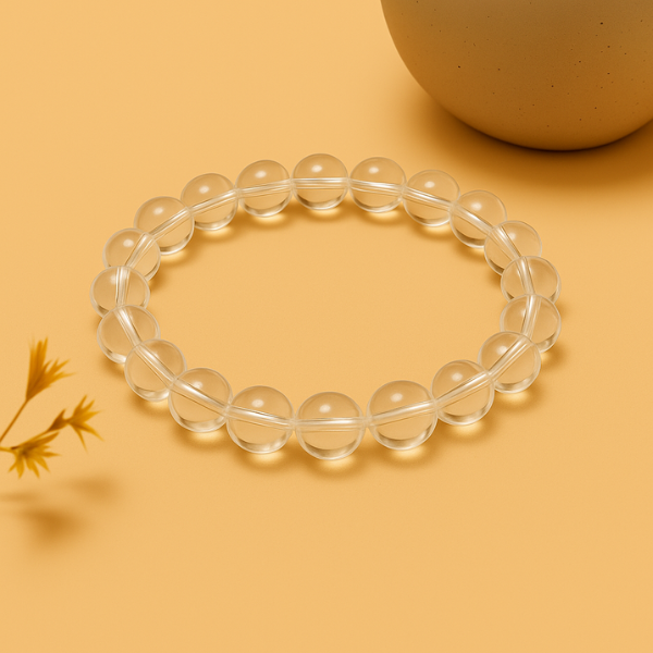 White Crystal Bracelet (Sphatic)