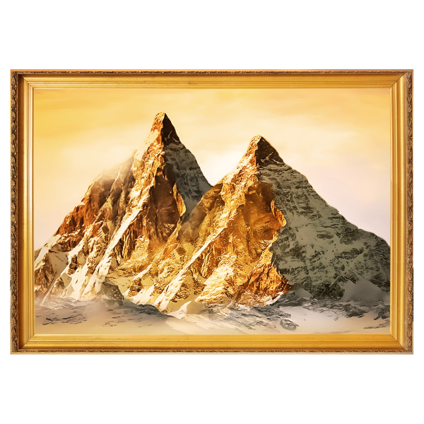 Mountains Scenary Framed