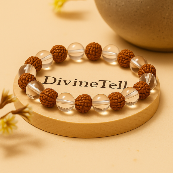 Rudraksha Crystal Bracelet