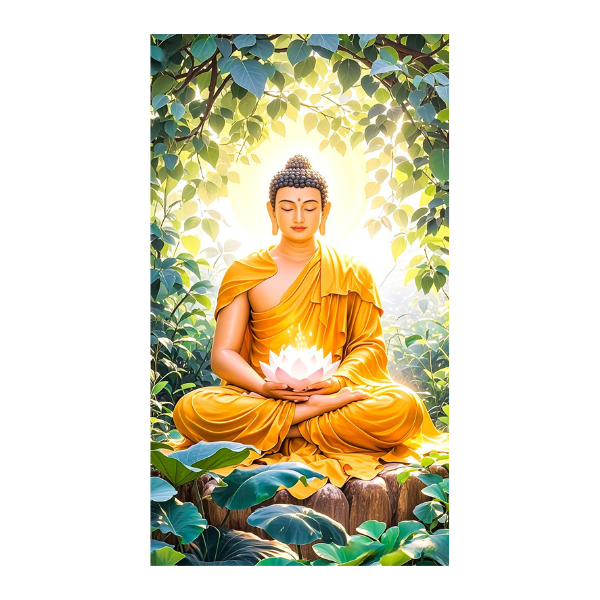 Divine Buddha Framed