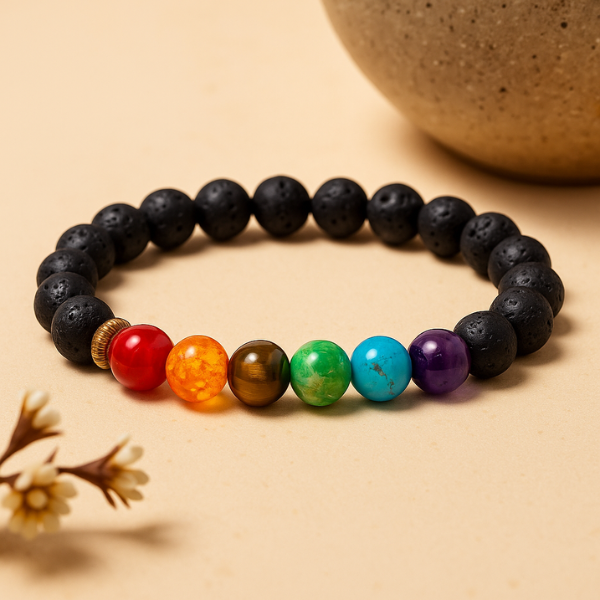 7 Chakra Beaded Bracelet 
