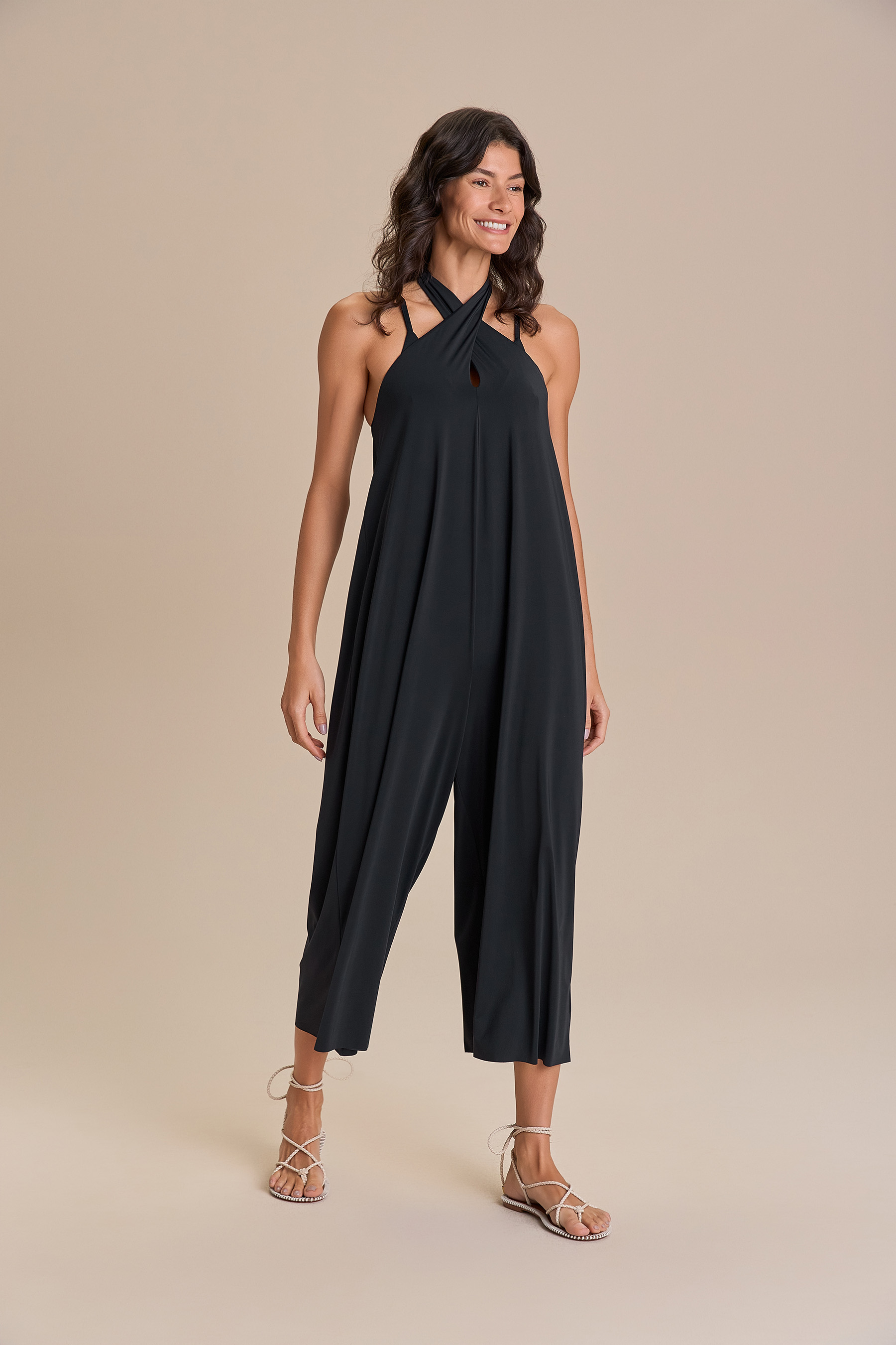 Wide Halter Jumpsuit
