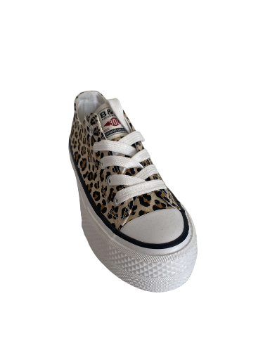 B&W SNEAKER LOW LEOPARD