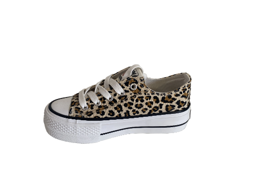 B&W SNEAKER LOW LEOPARD