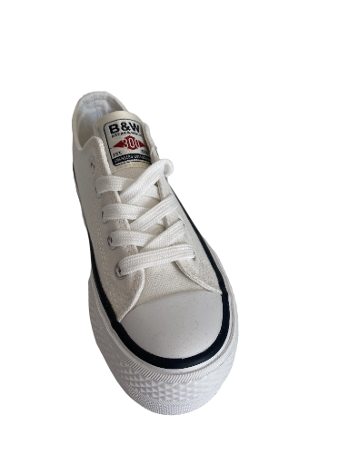 B&W SNEAKER BASIC LOW WHITE