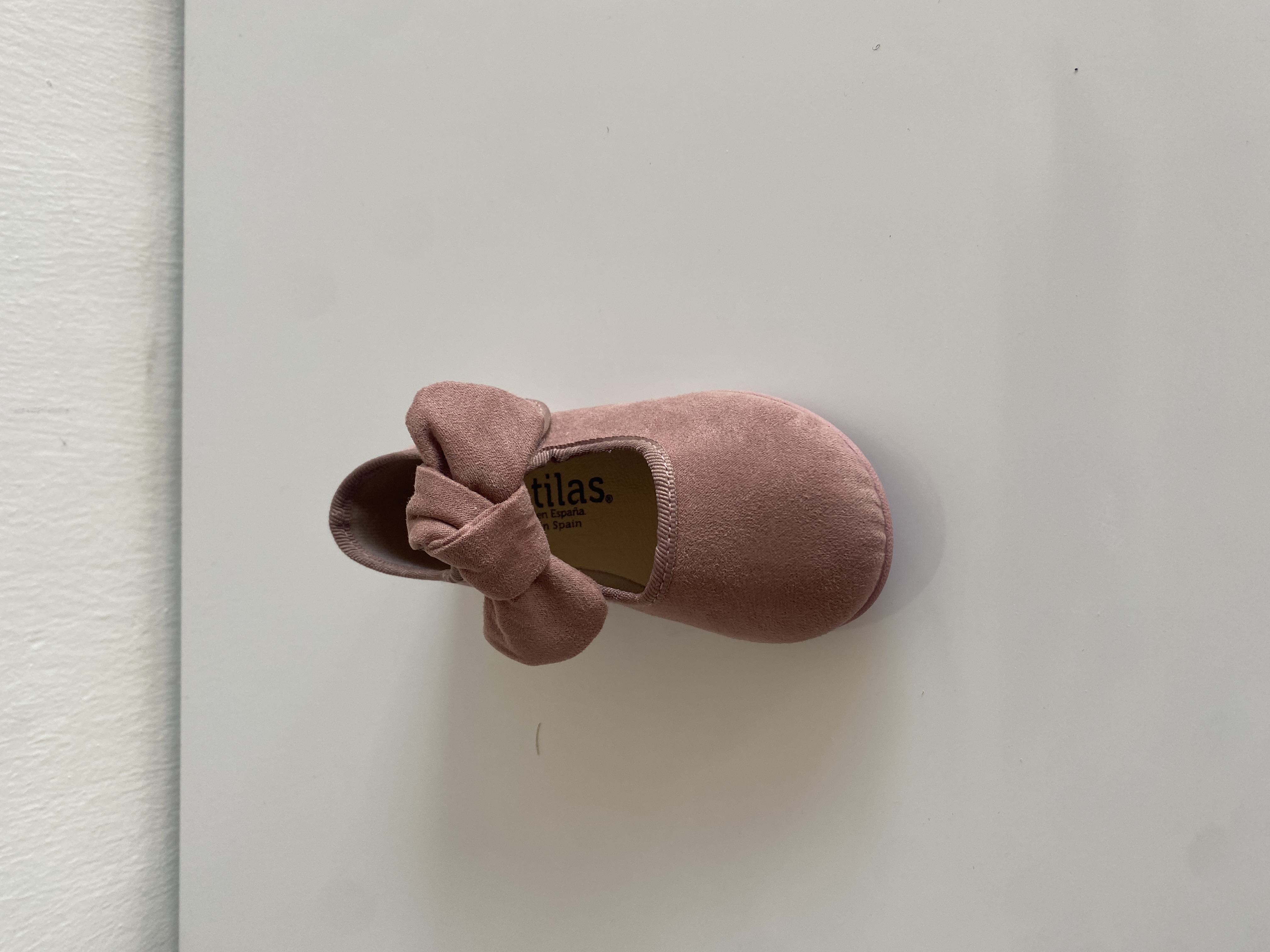 MERCEDITAS DE BATILAS ROSA CON LAZO