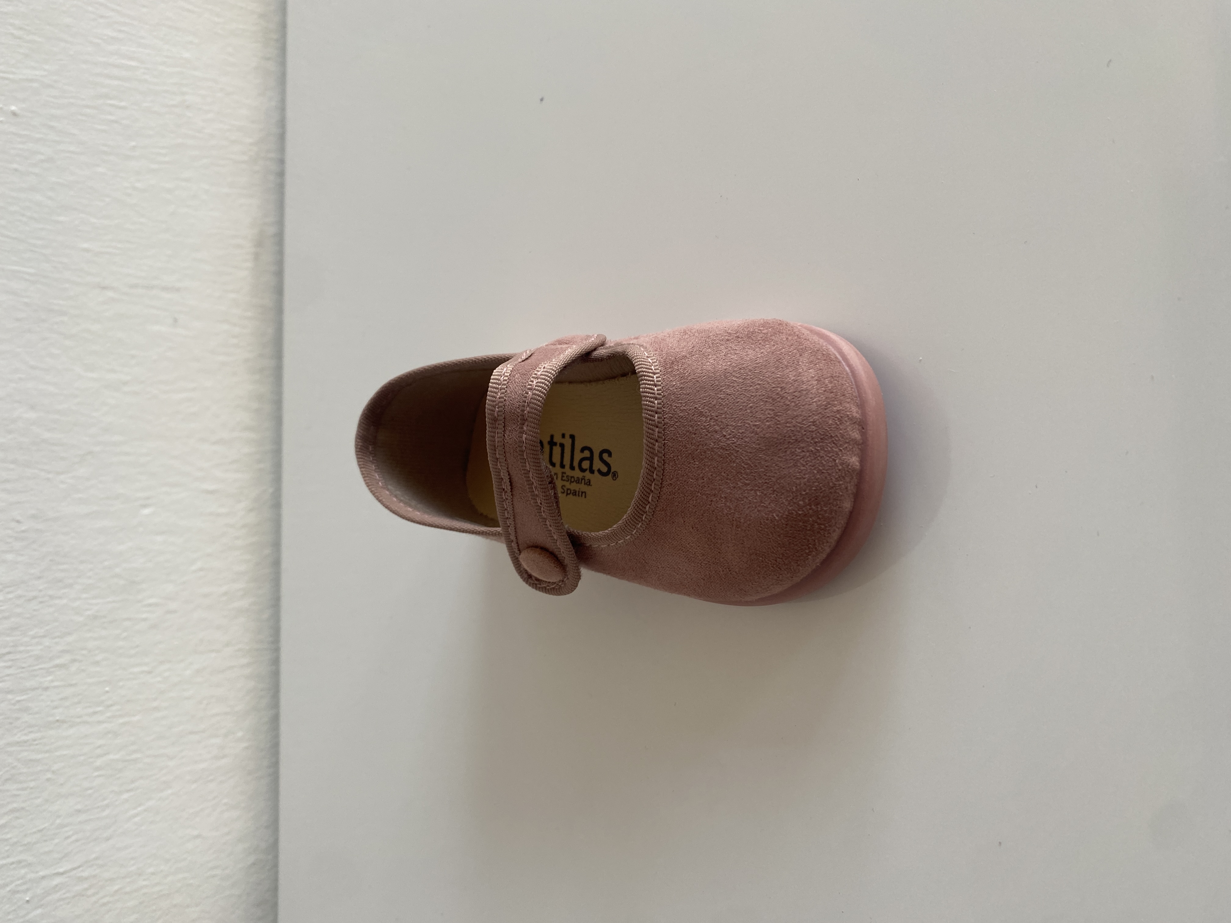 MERCEDITAS DE BATILAS ROSA CON CINTA