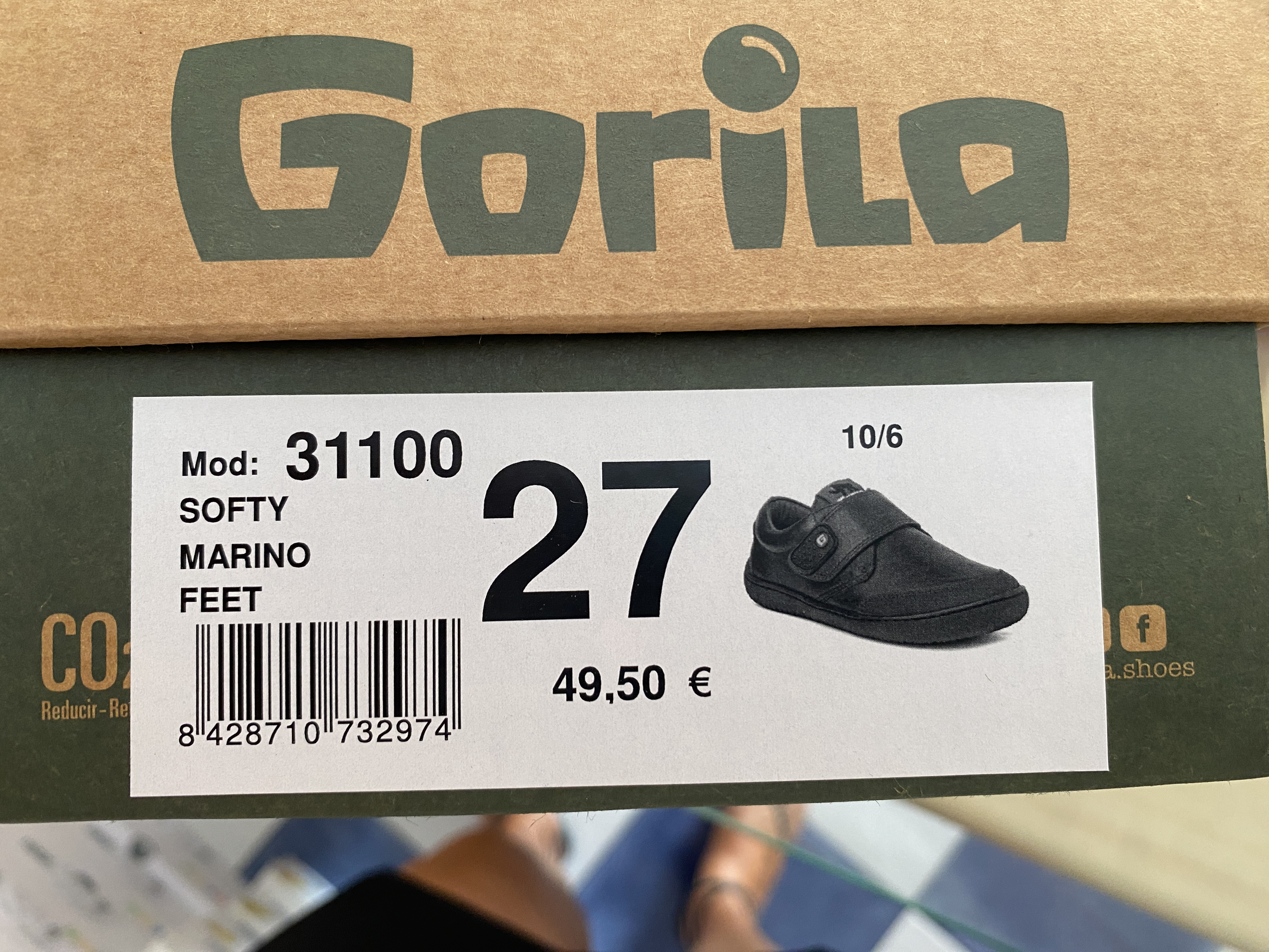 Zapato Golrila escolar negro