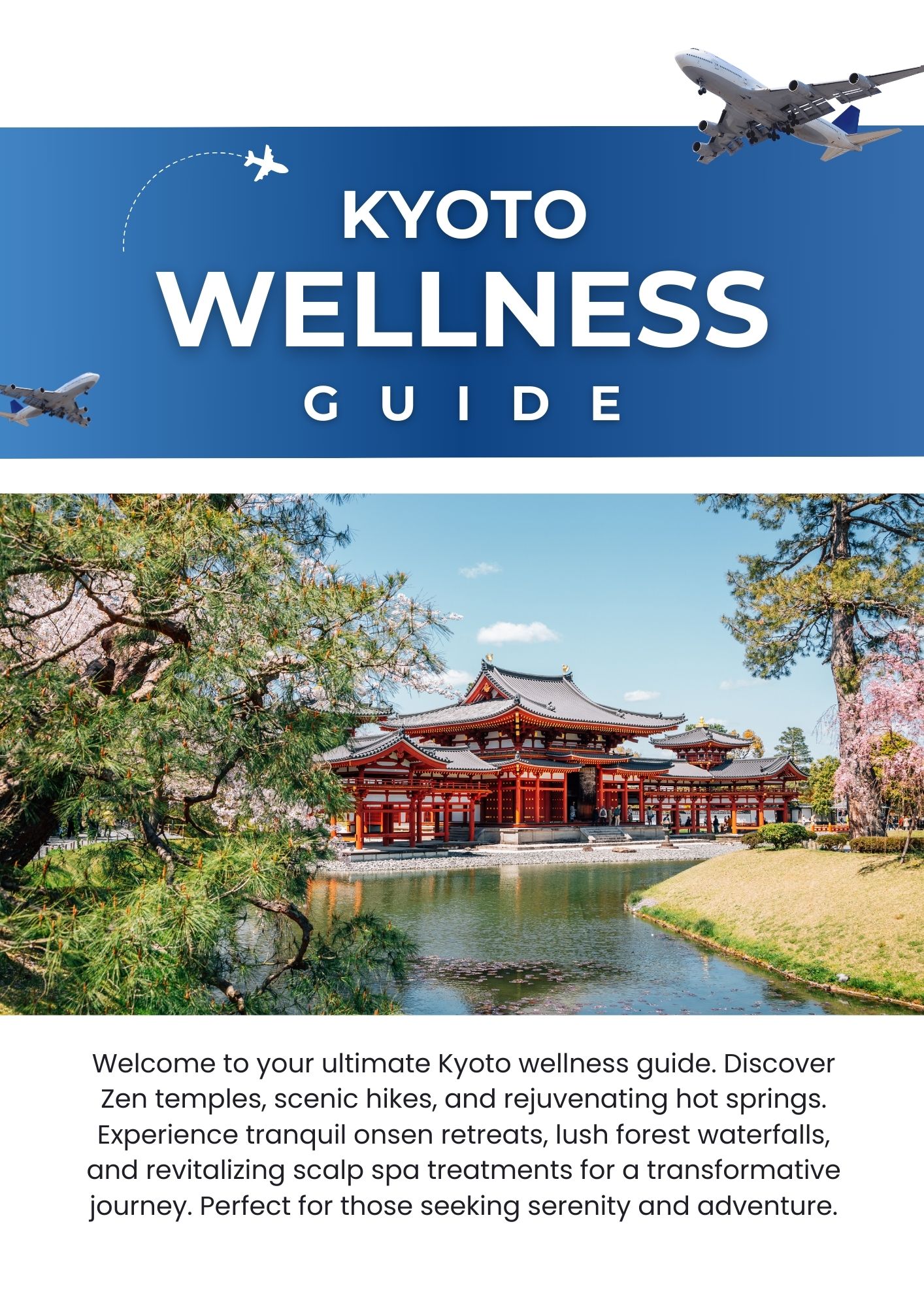 Kyoto Wellness Retreat: Tranquil Temples, Hot Springs, and Spiritual Escapes.