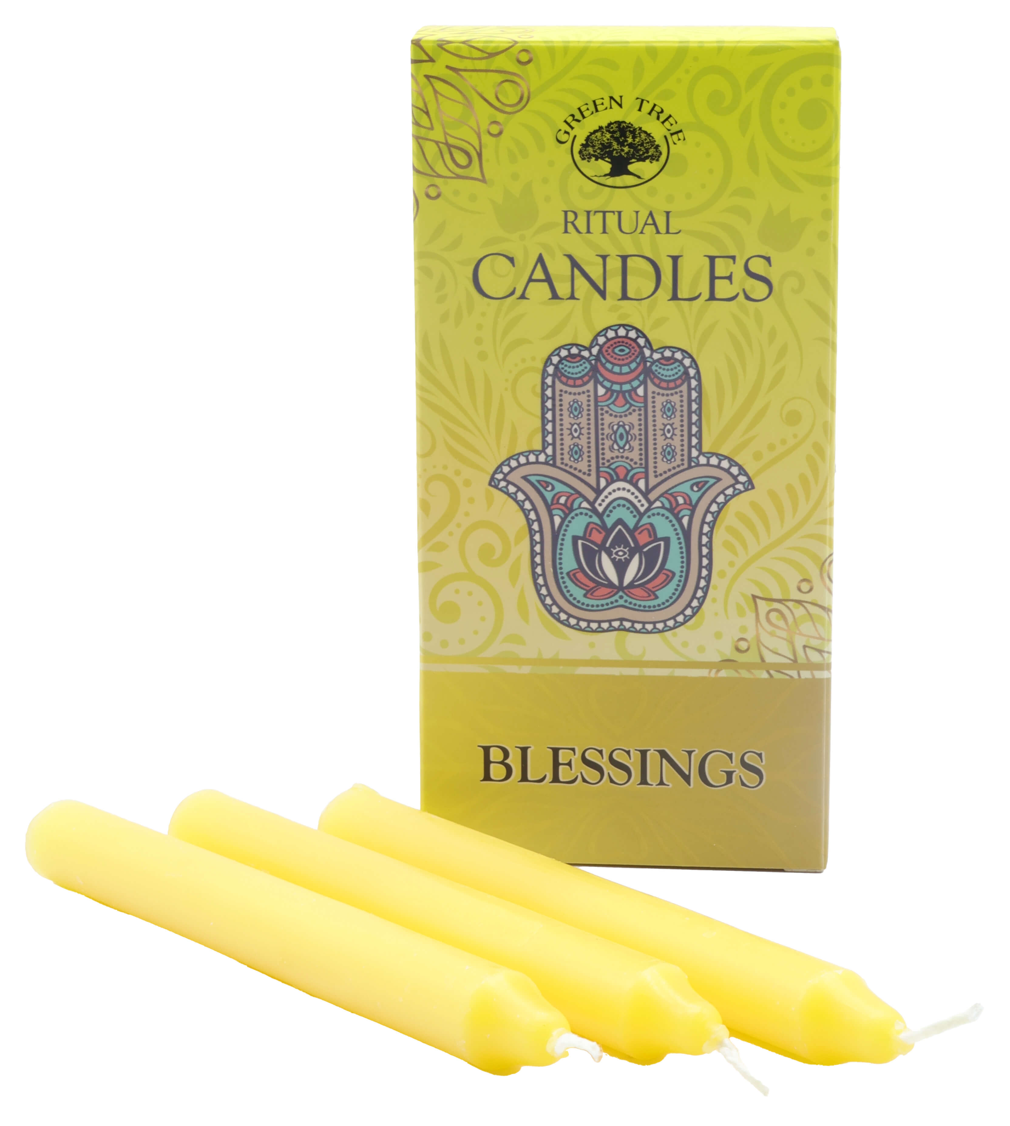 .Bougies Rituel Bénédiction - 10pcs