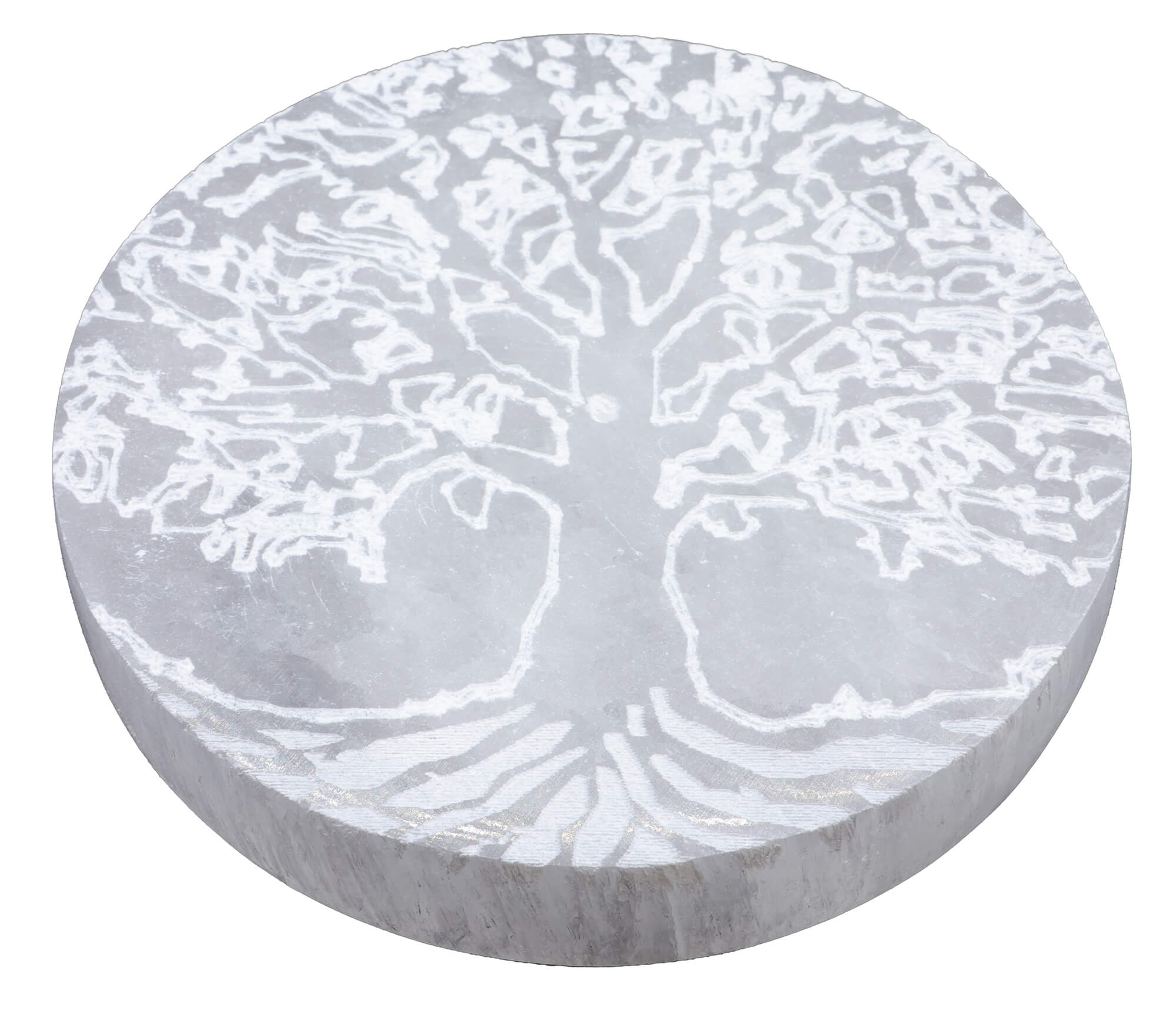 Porte-Encens Sélénite Arbre de Vie 10cm