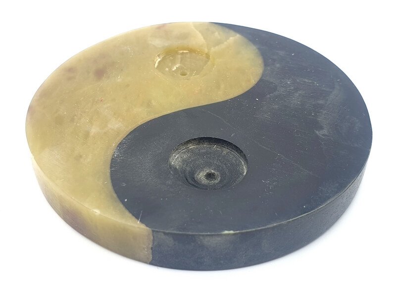 Porte-Encens Pierre Ying-Yang Antique