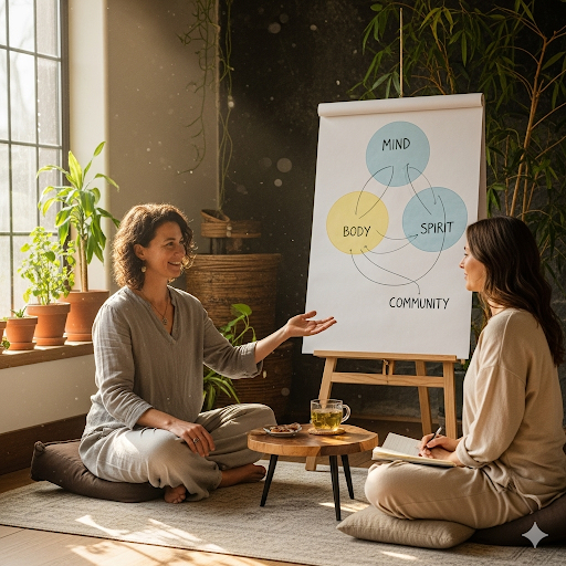 Coaching holistique, accompagnement/Holistic coaching 2400THB