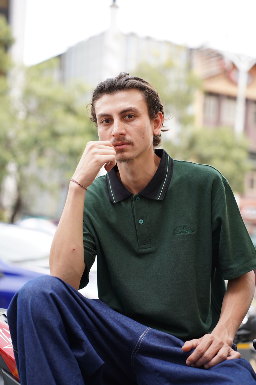 CORE LOGO CYCAMORE POLO SHIRT