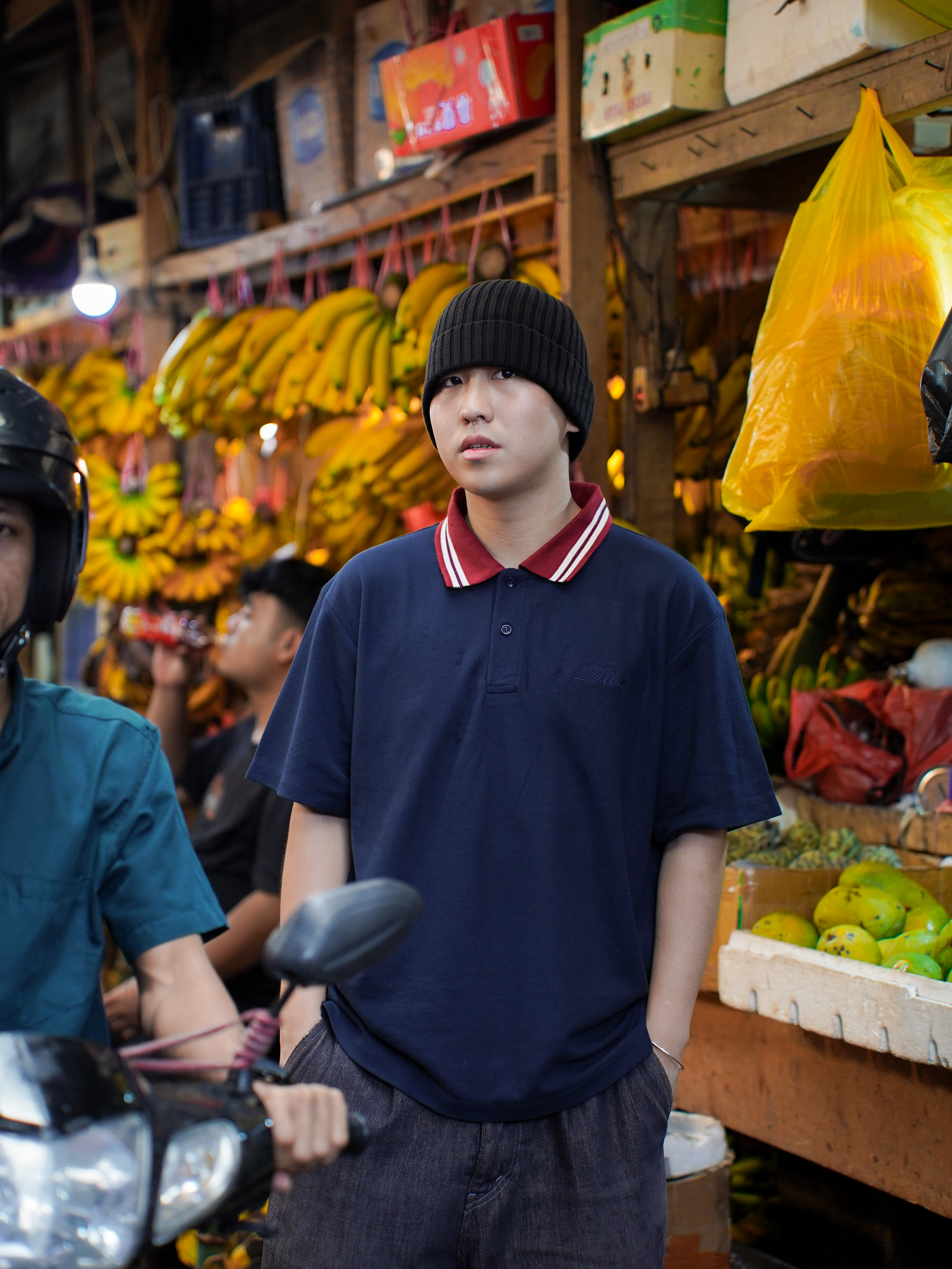 CORE LOGO NAVY POLO SHIRT