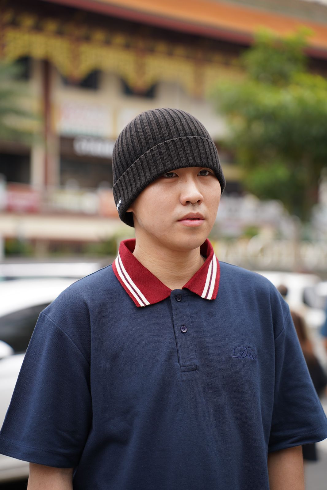 CORE LOGO NAVY POLO SHIRT