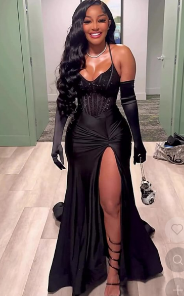 Elegant Black Evening Gown