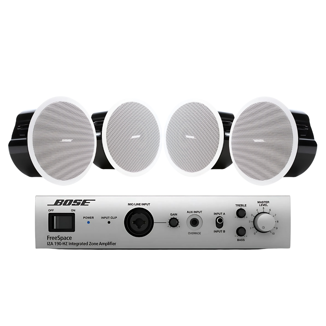 Bose Kit de 4 Altavoces de Plafon + Amplificador