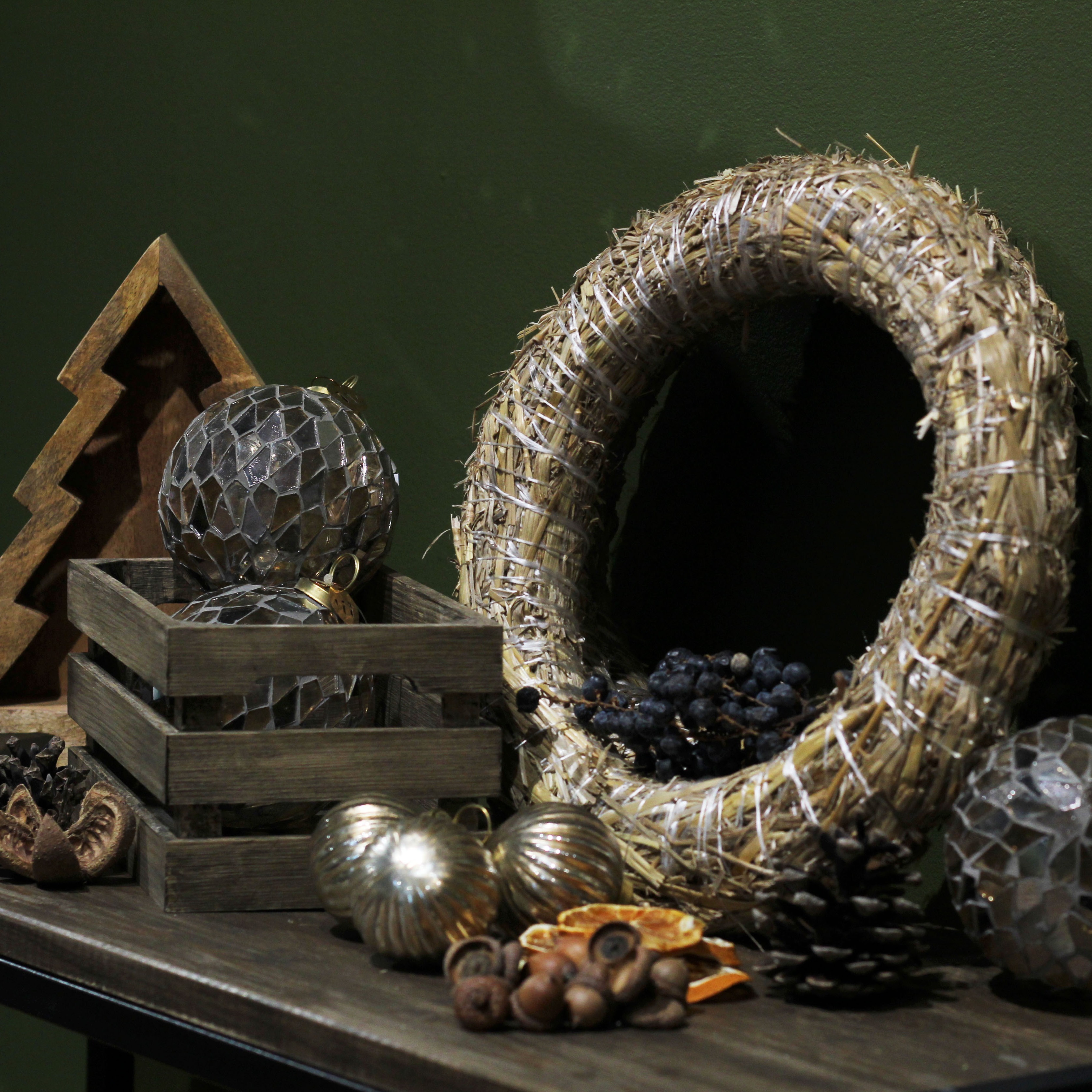 Kalėdinių vainikų dirbtuvėlės