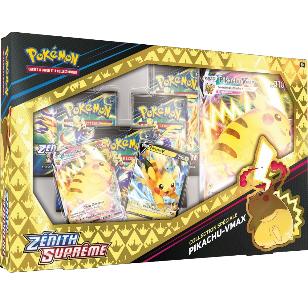 Coffret Collection Spéciale - Pikachu VMAX (Zénith Suprême) 5 BOOSTERS