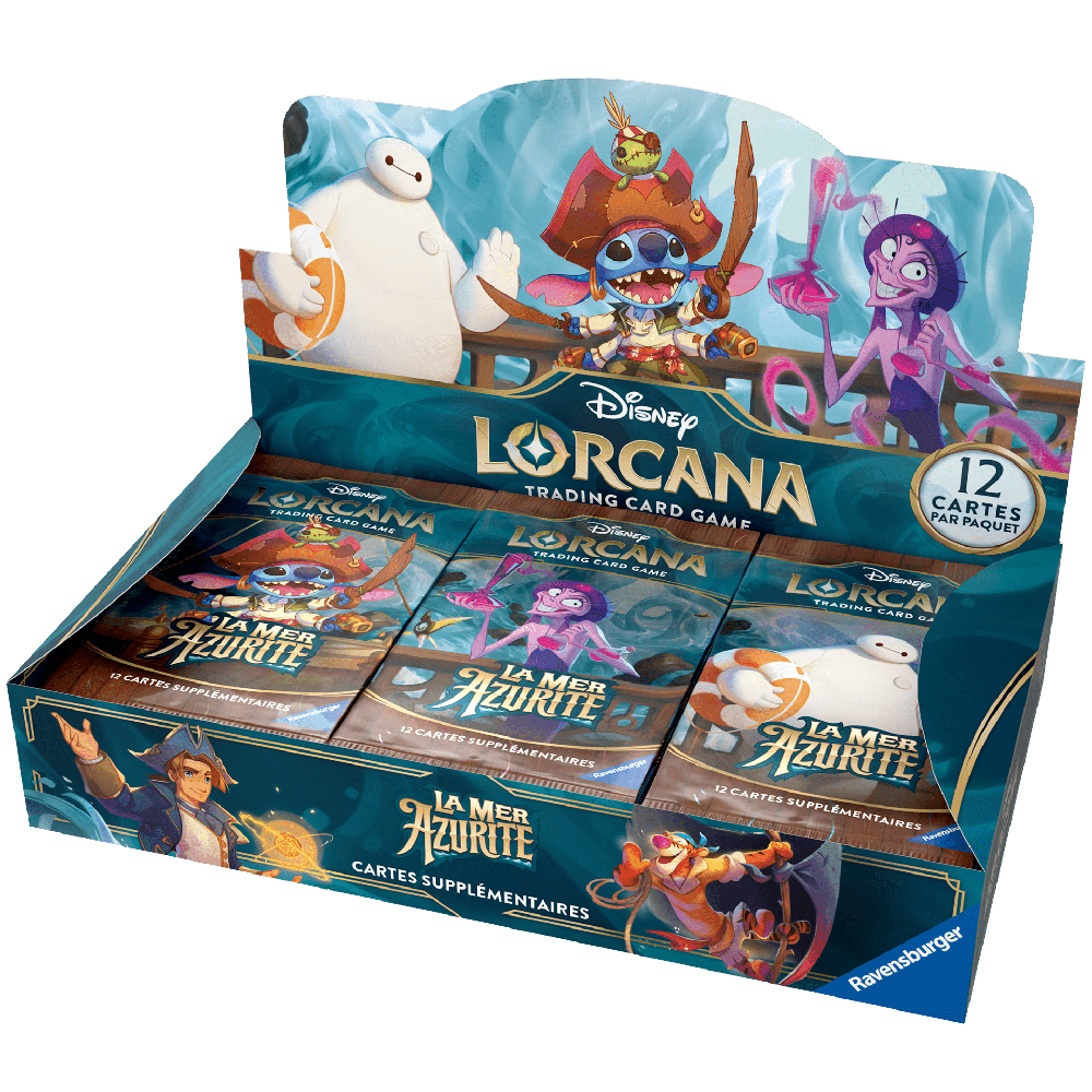 Display de Boosters - Disney Lorcana La Mer Azurite