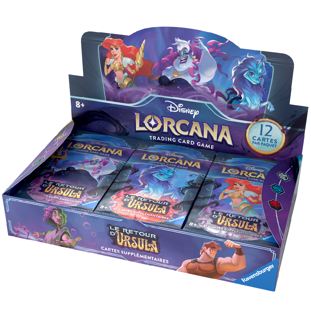 Display de Boosters - Disney Lorcana Le Retour d'Ursula