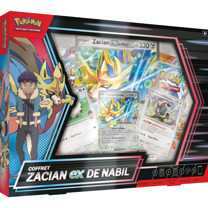 Coffret Zacian EX de Nabil