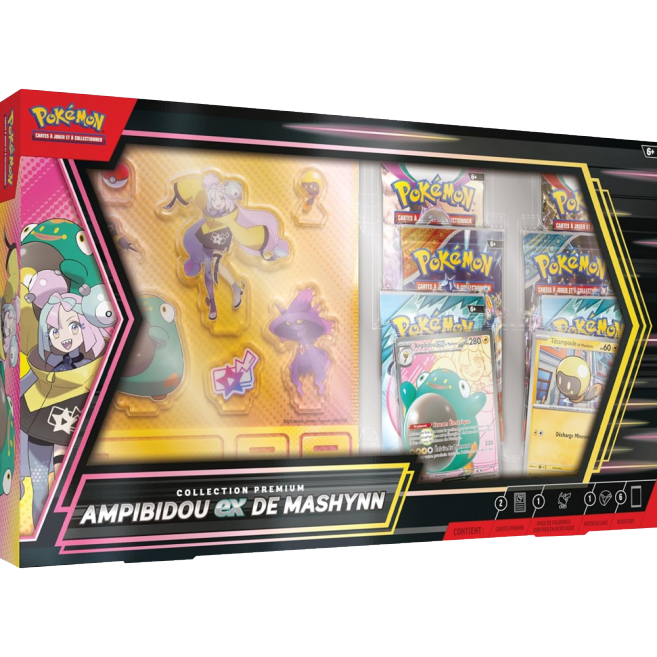 Coffret Collection Premium Pokémon Ampibidou ex de Mashynn