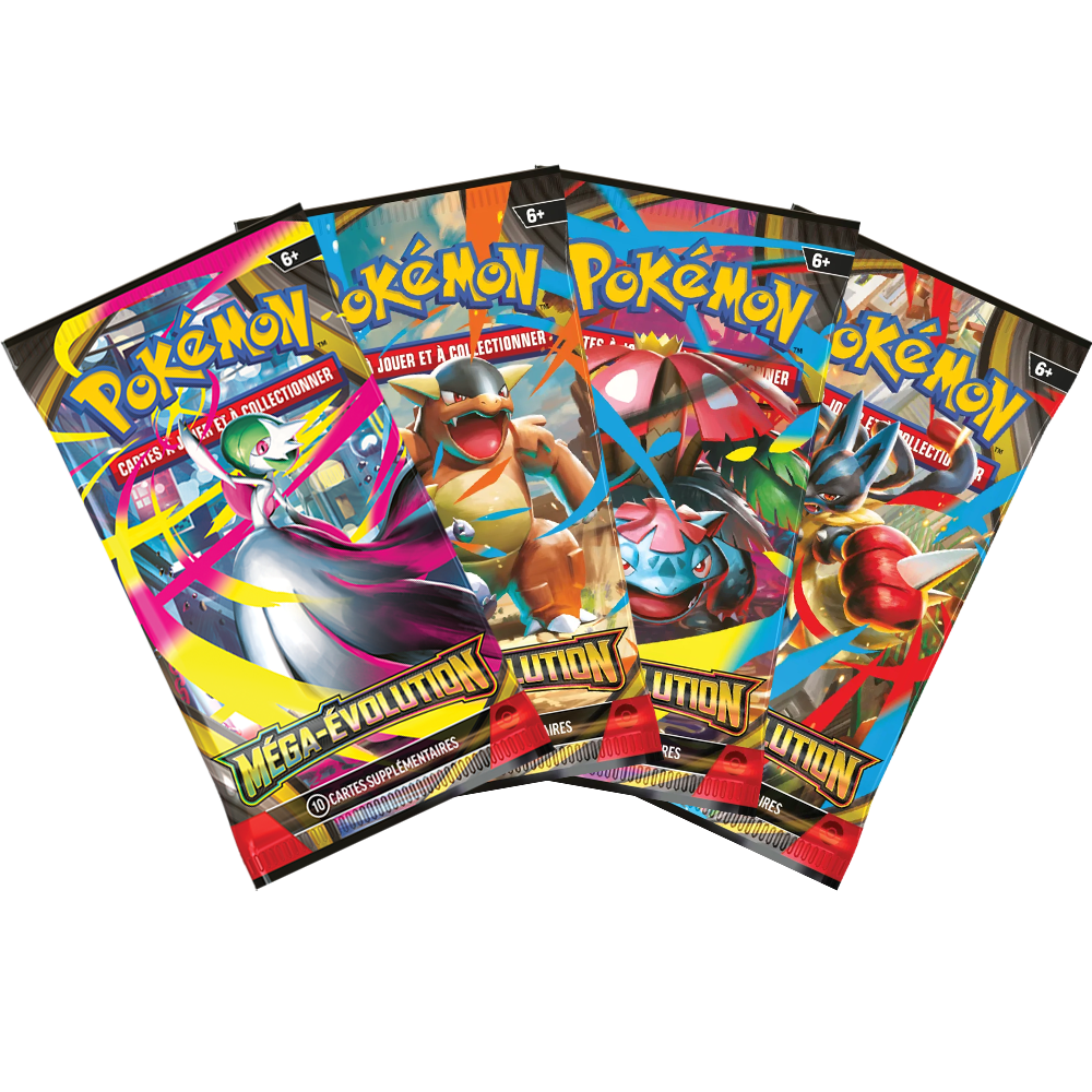 Un booster Pokémon Mega-Évolution