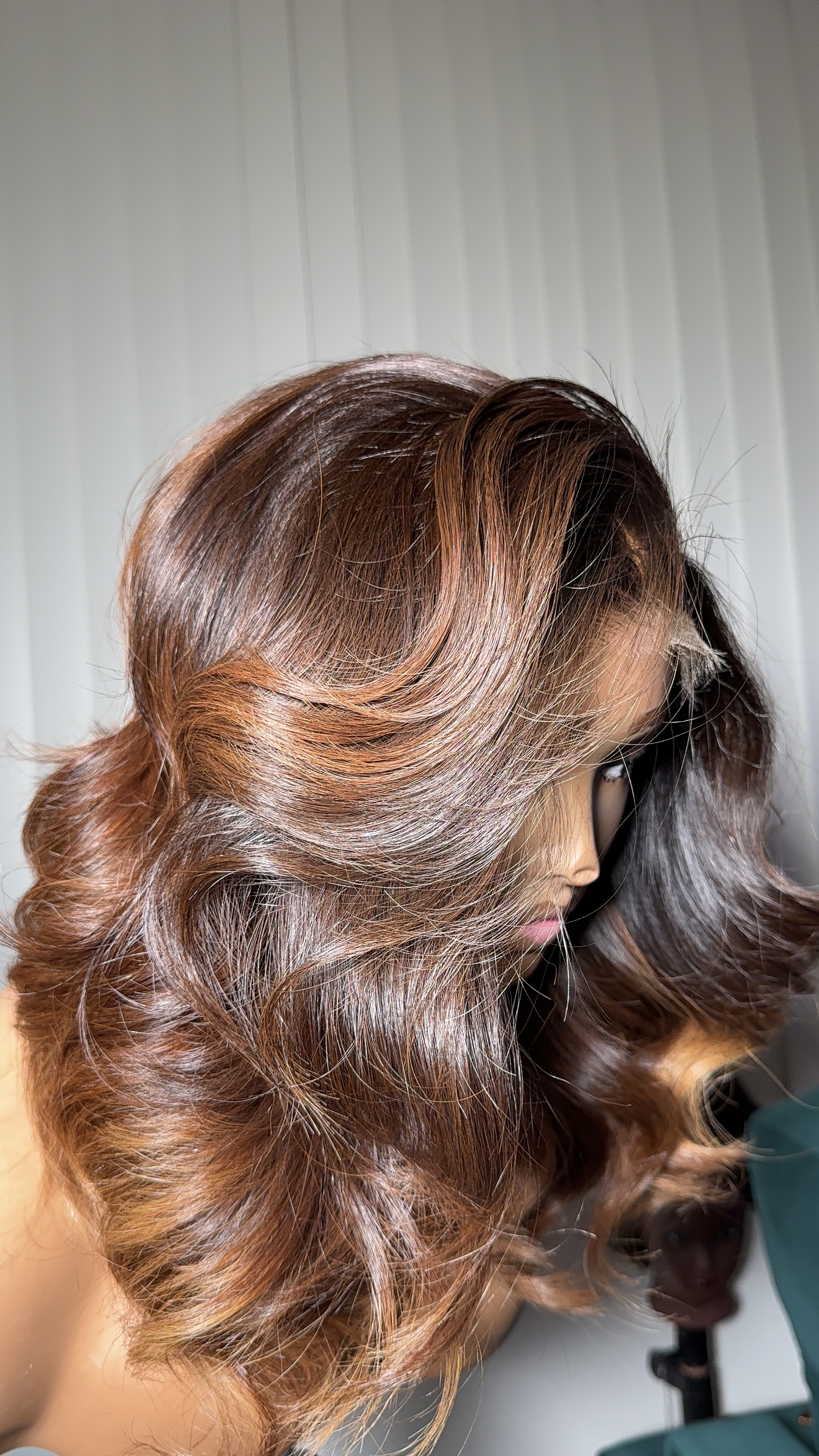 Ombré copper /layered