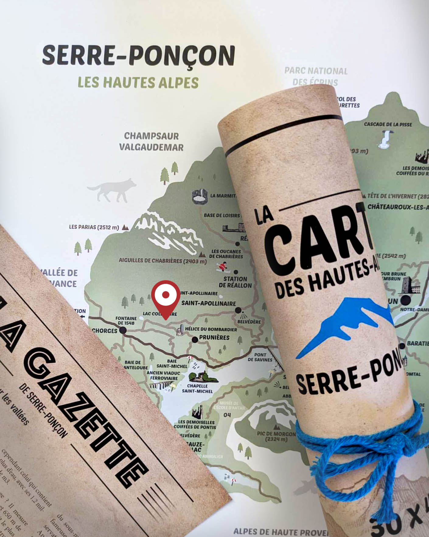LA CARTE DE SERRE PONÇON