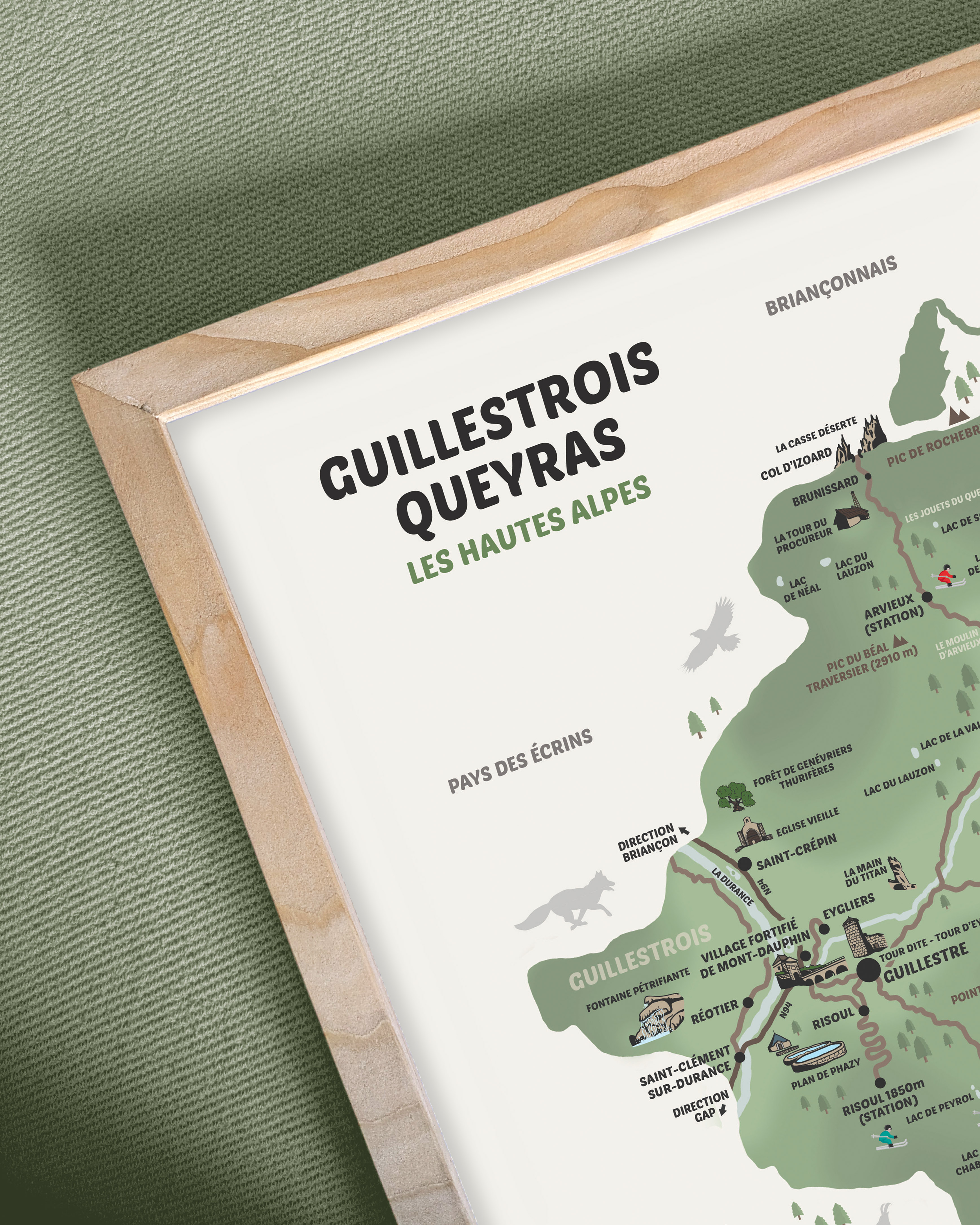 LA CARTE DU GUILLESTROIS QUEYRAS 