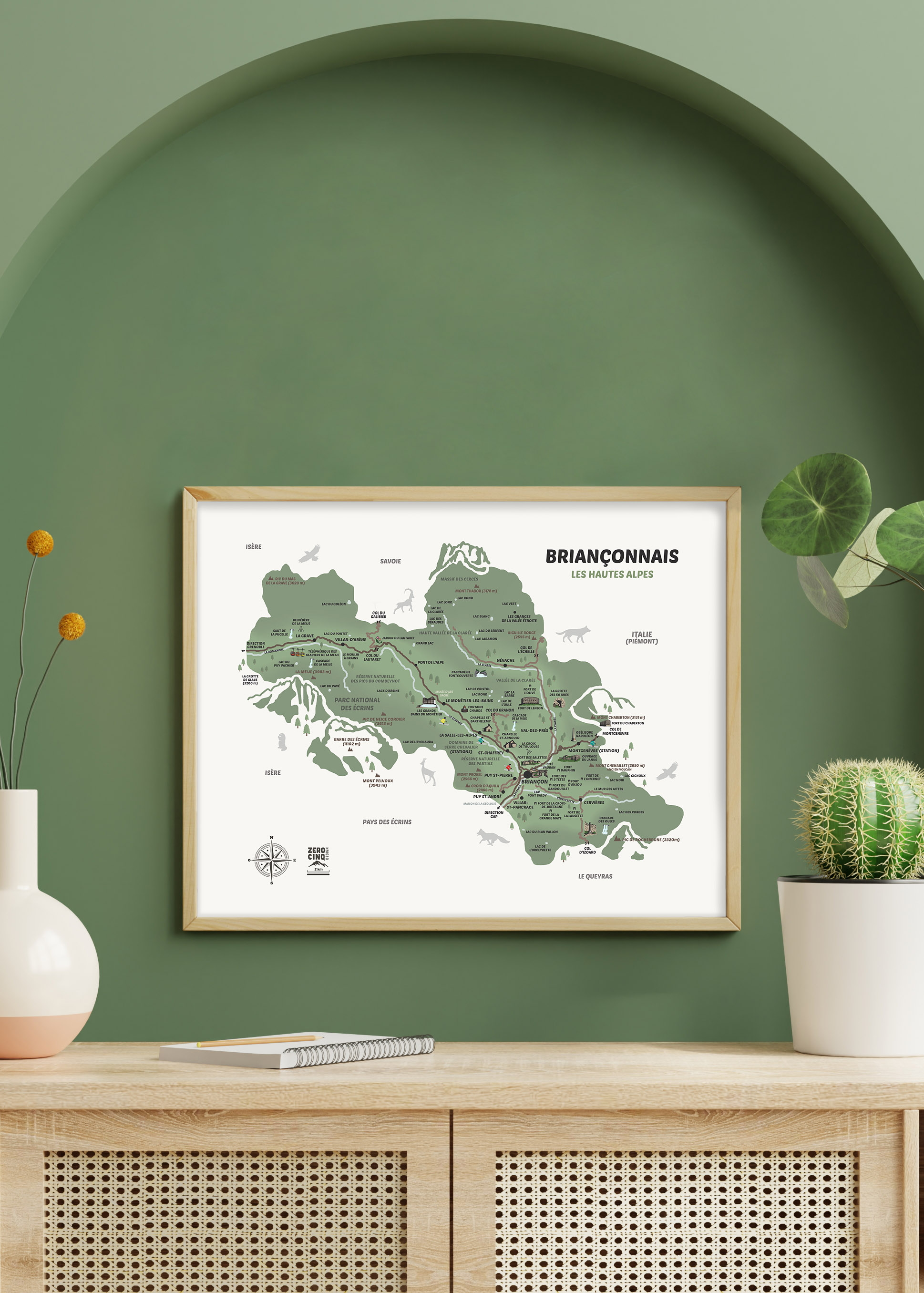 LA CARTE DU BRIANÇONNAIS 