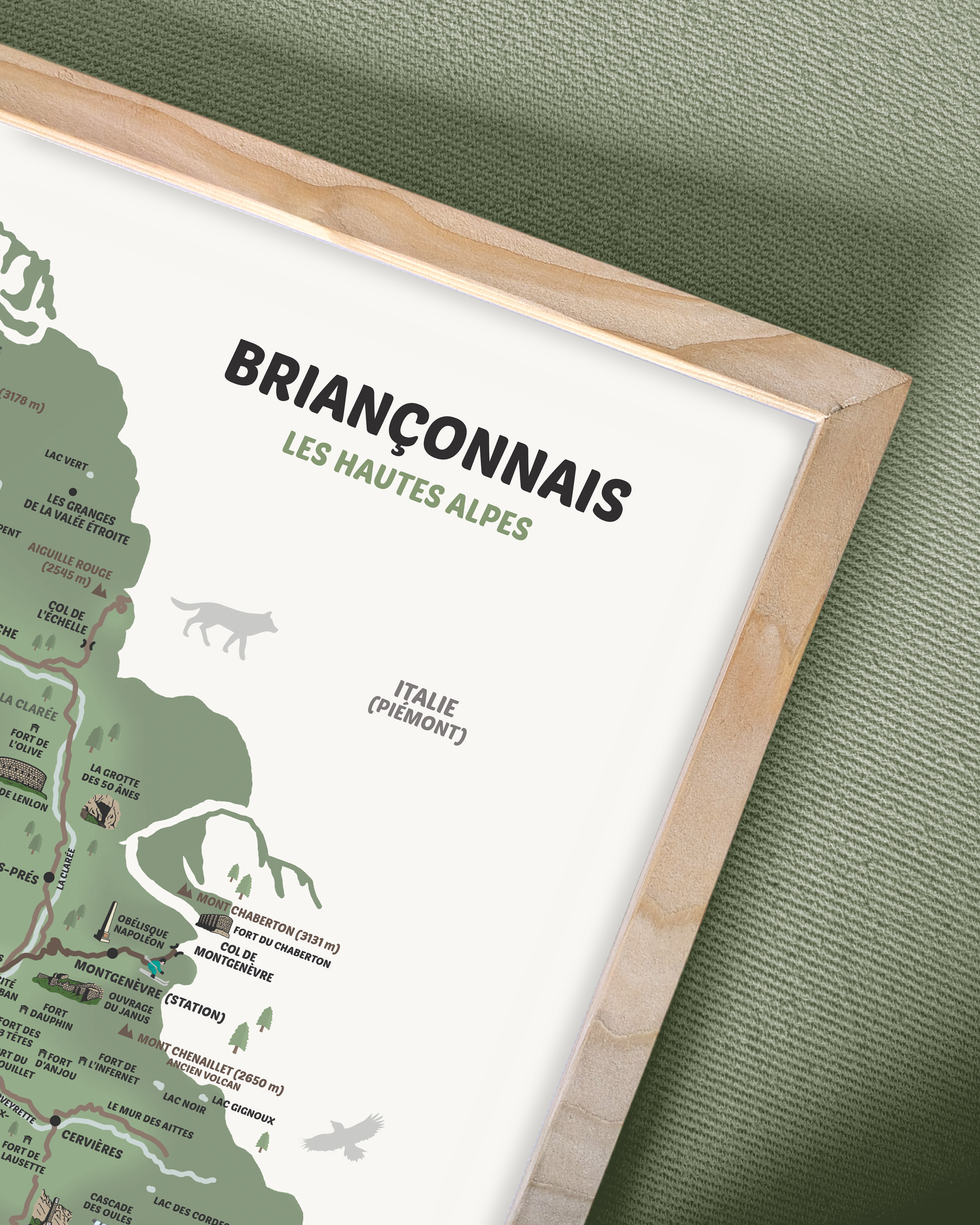 LA CARTE DU BRIANÇONNAIS 